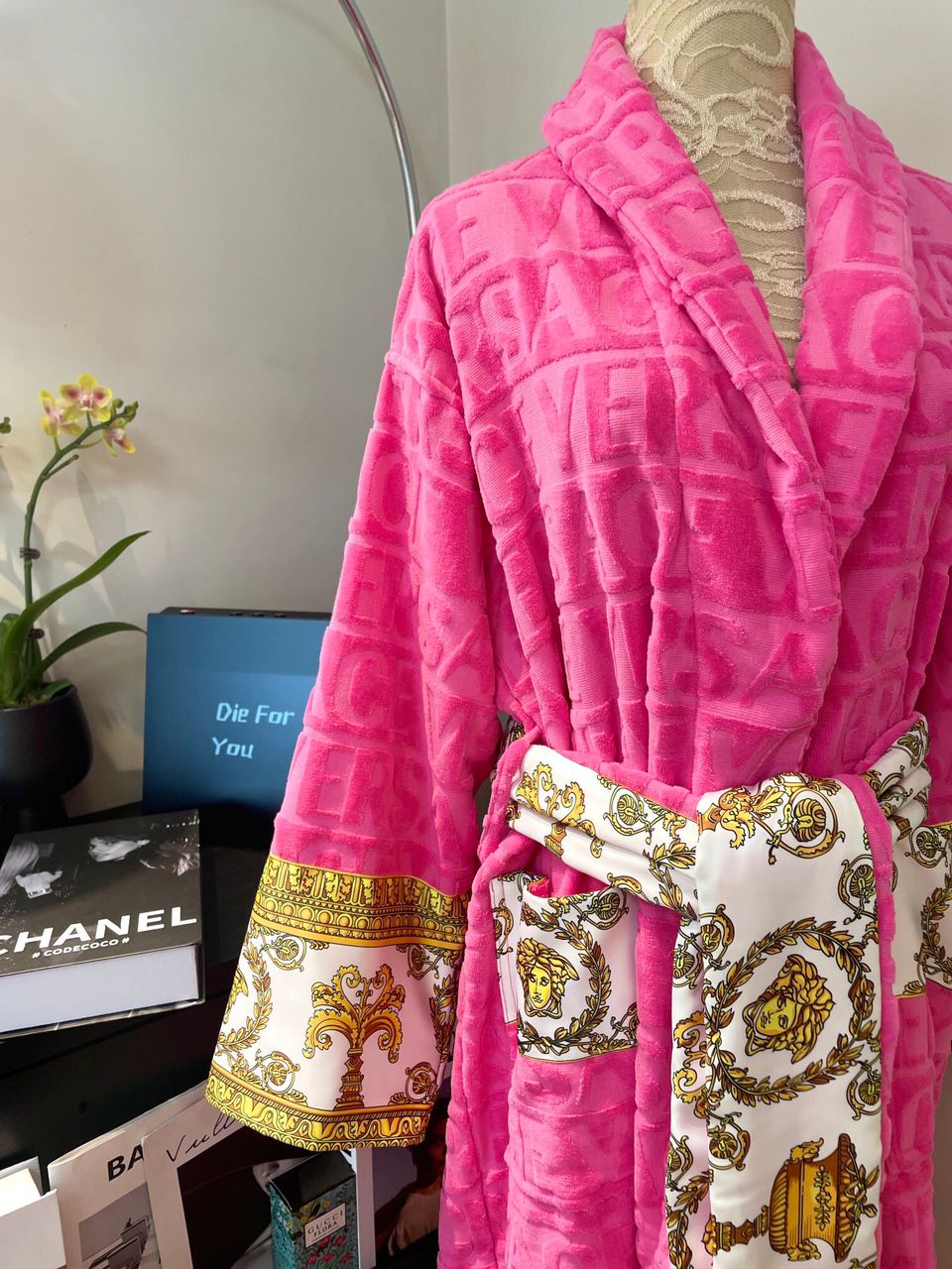 Pink & Gold Dressing Gown