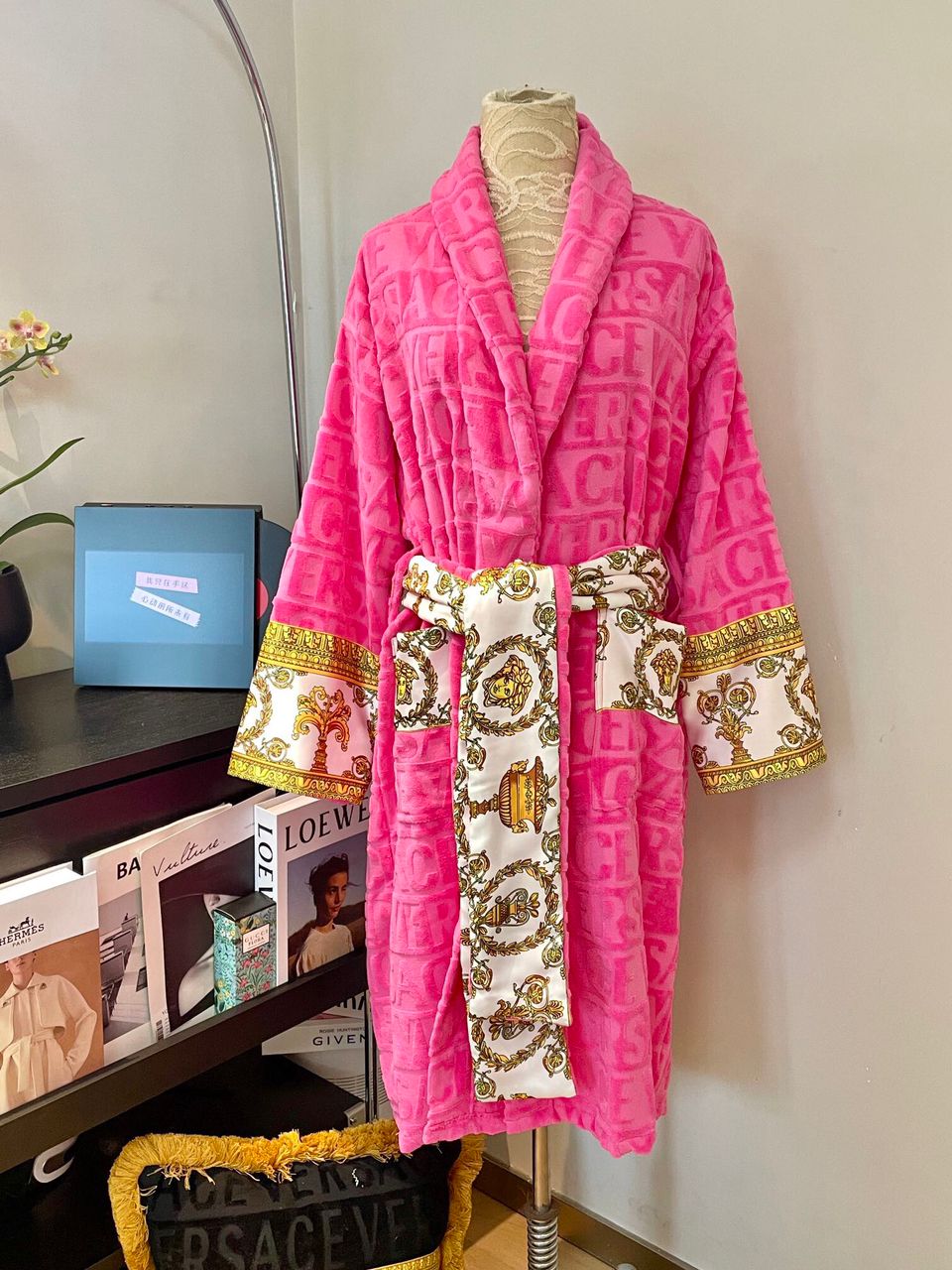 Pink & Gold Dressing Gown