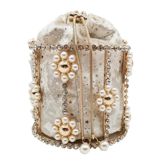 Pearl Tote Bucket Bag